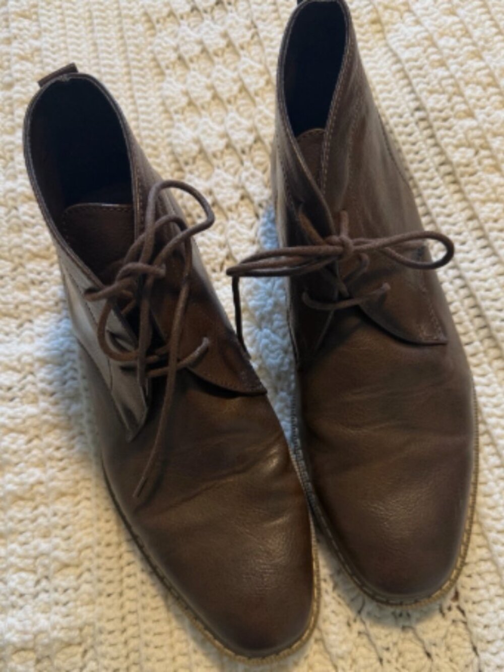 Sonoma Men’s Brown Shoes Size 9.5 Medium Worn Once